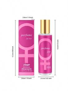 Perfume de Fármaco con Feromonas en Forma de Bola Rodante, Adecuado para Mujeres y Hombres, Damas y Caballeros, Bálsamo Refrescante en Forma de Bola Rodante, Bolas Rodantes para Citas y Uso Diario, El Regalo Ideal para Ella, Realza y Muestra Tu Encanto, Fragancia Floral - Rosa Fucsia - Ver 4