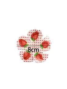 1pc/6pcs Five-Petal Strawberry Flower Hair Clips, Suitable For Women's Daily, Casual, Party, Commuting, Vacation - Hair Accessories, The Best Gift Choice For Celebrating Holidays, Birthdays, Anniversaries Or Graduations For Girlfriends, Mothers