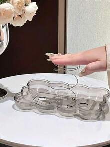 1pc Nordic Luxury High-End Facial Tissue Box, Creative Transparent Tissue Paper Storage Box For Home Living Room Coffee Table - Multicolor - View 8