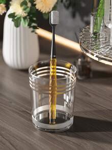 1/3/5/10件套奢华手感牙刷杯、情侣漱口杯、浴室杯返校 - 彩色 - 查看 4