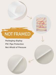 1张“一切皆有定数”海报 | 励志名言排版 | 彩色墙饰 | 自我激励海报 | 无框 - 彩色 - 查看 7