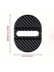 4 miếng bảo vệ khóa cửa xe ô tô đa năng, chất liệu ABS, bảo vệ cửa chống sốc, nắp cản chống trầy xước - Nhiều màu - Xem 7