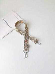 1PC Bohemian Style Contrasting Diamond Patterned Printed Shoulder Strap, Universal Bag Shoulder Strap - Multicolor - View 11