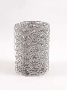 1 卷六角网丝，防锈园艺材料，花束造型网格固定，DIY，插花，装饰围栏，家居装饰，户外布置 - 彩色 - 查看 12