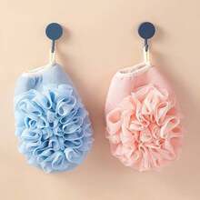 两用浴巾，纱线细密，背部柔软，不伤皮肤，2 合 1 女士浴巾手套 - 雙面2合一 - 查看 5