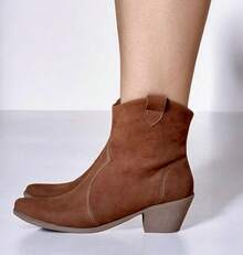 CARAMEL LOW-CUT Western Country Texan BOOT - Camel - View 2