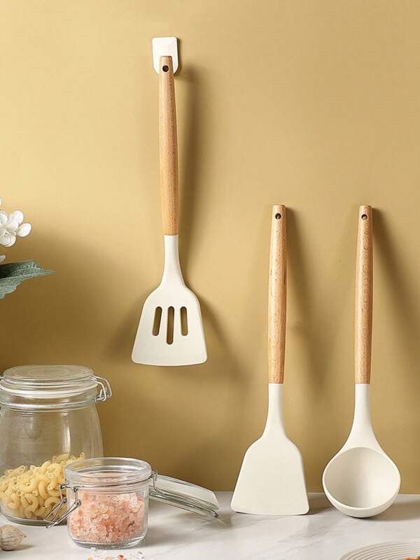 Kitchen Utensil Set, 3 Piecesnon-Stick Silicone Kitchen Cooking Utensils, Kitchen Spatula Cooking Utensil Set, Silicone Kitchen Gadgets