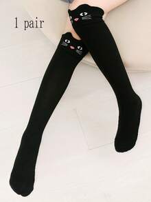 1 Piece Of Spring And Autumn, Cartoon, Summer, Casual, Soft, High Elasticity, Socks, Primary School Students, Breathable Socks, Suitable For Mother's Day, Parties And Daily Wear, Children's Funny Stockings - Multicolor - View 3