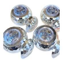 1pc 闪光球杯球形杯塑料杯吸管杯迪斯科球杯派对奶茶杯酒吧果汁杯680ML - 彩色 - 查看 6