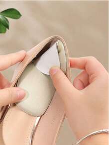 1 Par de Protetores de Calcanhar, Forros de Almofada, Enchimentos para Sapatos Largos, Homens e Mulheres, Ajuste e Conforto Aprimorados do Sapato, Evita Escorregamento e Bolhas no Calcanhar, para Saltos Altos Femininos e Tênis Masculinos no Verão