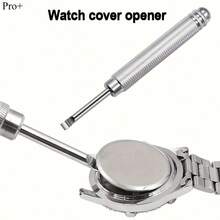 A Compact And Easy-To-Use Watch Back Cover Opening Tool -5mm Wide Pry Bar With ABS Handle, Used For Battery Replacement And Repair - one-size - View 3