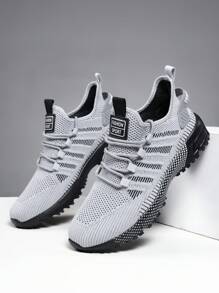 Men's 2025 New Breathable Non-Slip Sneakers - Spring/Summer Casual Fashion Sports Shoes, Suitable For Outdoor Activities, Jogging And Park Workouts
