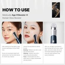 Red Blue Led Light EMS Microcurrent Face Massager Eye Massager For Face Lift Enhanced Absorption Smoother Skin Texture Radiance, Elasticity, Jawline Lift, Skin Tightening, Real Glass Glow Device Skin Care Spa