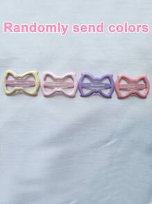 100 piezas/50 piezas/20 piezas/10 piezas/4 piezas Clips de pelo metálicos con estilo de niña linda, clips de pelo de colores clásicos de moda con efecto dopamina, adecuados para la vida diaria, flequillo, moño, decoración de estilo, hermosos clips de pelo de regalo para niña, para todas las temporadas, color aleatorio.