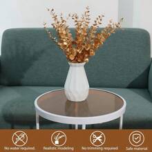 1/5/10/30/70PCS Artificial Plastic Plants Eucalyptus Leaves Birthday Party Decoration Wedding Flower Basket Bride Holding Flowers Home Decoration Dining Room Bedroom Windowsill Vase Decoration New Year Decoration Outdoor Garden Start Of School Season/Mother's Day Gifts