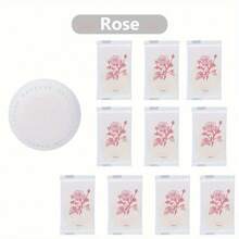 1/5/10pcs Air Freshener Capsules With Holder - For Home, Car, Wardrobe, Lily Fragrance To Eliminate Odor, Car Air Freshener, 2025 New Fashion Air Freshener Capsules, No Need Drilling Solid Fragrance Sticker, Viral Wardrobe Deodorizer, Pet Friendly Fresh Fragrance, Long-Lasting Car Diffuser Sticker, Gel Deodorizer Capsule Sticker, Bathroom Deodorizer, Rose Sakura Lavender Scent, Washroom Small Tool