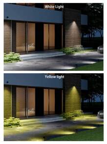 3pcs Solar Spotlight Multi-Functional Waterproof Decorative Lights With 7LED/2LED Automatic Switch, Suitable For Decorating Garden, Landscape, Rockery, Statue, Wall, Pathway