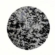 12/24/50/100pcs Disposable Placemats, Foil Coated Polyester, Elegant Luxury Design, Heat Resistant & Durable, Suitable For Christmas, Weddings, Birthdays, Dinner Parties, And Other Celebrations - Black - View 1