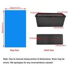 1 Box Diaper Pail Refills Bags Compatible With Easy Roll Signature Pail And Platinum Pail Diaper Bucket Replacement Bag - Blue - View 3