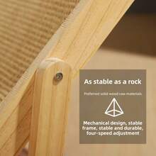 4 合 1 猫抓柱、猫抓垫、实木和剑麻猫床、防抓、适合小猫、猫屋、宠物用品