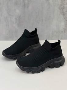 2025 Neue Damen Lässig Sneaker, bequeme dicke Sohle, staubdicht und atmungsaktiv, modisch vielseitig