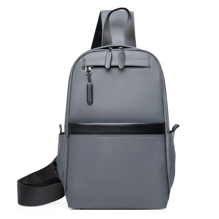 男士商务胸包，高端休闲斜挎包，品牌轻便户外运动单肩包 - 同款多色 - 查看 15