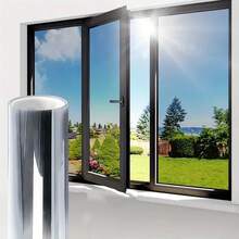 1 Roll Of Static-Free High Clarity Heat Insulation Film. Reflects And Absorbs Heat To Insulate. Protects Glass And Has Explosion-Proof Function. Also Blocks Ultraviolet And Infrared Rays. - Multicolor - View 10