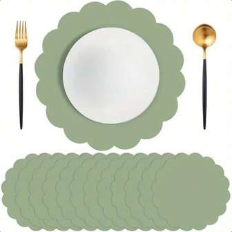 10/20 件一次性桌垫，适用于婚礼、节日和派对装饰