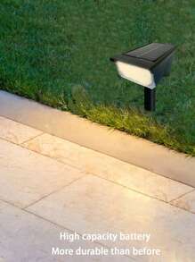 3pcs Solar Spotlight Multi-Functional Waterproof Decorative Lights With 7LED/2LED Automatic Switch, Suitable For Decorating Garden, Landscape, Rockery, Statue, Wall, Pathway