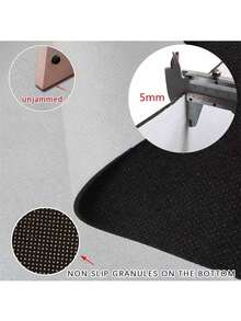 1 件复古波西米亚黑白图案门垫，多功能室内入口垫，可机洗快干，吸水防滑，适用于浴室、厨房、客厅、卧室、办公室等