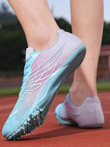 Spike-Schuhe für Leichtathletik Damen/Herren, professionelle Outdoor Athletikschuhe, leichte, atmungsaktive Trainingsschuhe mit Spikes für Sprints