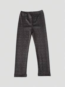 5 Pcs Girls Solid Color Leggings, Comfy Tight Fitting Ankle Length Pants, Suitable For Daily Wear, Spring/Summer - Multicolor - View 10