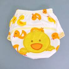 4 piezas de pantalones de entrenamiento reutilizables para niños pequeños, con diseños bordados lindos, transpirables y resistentes al agua, aptos para uso en exteriores