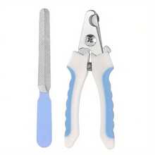 2pcs Dog & Cat Pet Nail Clippers And Trimmers - With Guard To Prevent Over-Cutting, Includes Nail File - Professional Pet Grooming Tools - Multicolor - View 15