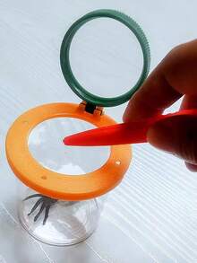 Utomhusäventyr Förstoringsglas Insect Observation Box, pedagogisk Insect Flip Cover Observation Cup - Multifärgad - Visa 5