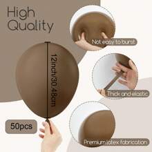 Juego de corona de globos decorativos para fiesta, 10/50/116 piezas, incluye globos de látex de colores rosa, azul, verde, carne y café, adecuado para decorar bodas, compromisos, cumpleaños, ceremonias de graduación, celebraciones y fiestas de aniversario