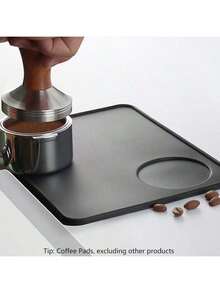 1/2pcs Coffee Press Mat Silicone Mat Coffee Corner Mat Non-Slip Silicone Mat Coffee Powder Hammer Mat Coffee Machine Coffee Mat Back To School - Multicolor - View 10