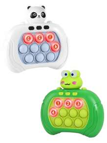 1Pc Generation4 Quick Push Game Console 999 Levels 4 Modes Pop Fidget Toys - Handheld Fast Push Bubble With Instant Sound Feedback, ,Sensory Electronic Whack-A-Mole Game Machine For Anxiety Stress For Teens,Adults,Birthday Gifts