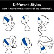 6/14pcs Color Random Unisex Stretchable Headband, Soft Fabric Headband Suitable For Long Hair And Short Hair, Very Suitable For Yoga, Running And Fitness. Home Bathroom Decor Fall Decor Back To School
