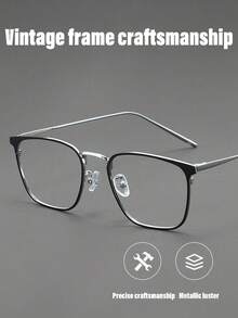 商务眼镜，超薄银色钛金属镜框，镜片采用高清尼龙材质，风格类似CEO高管。即使是时尚男士也无法抗拒它的魅力。此外，其制造工艺精湛，品质卓越。尤其能让人看起来更年轻。 - 槍色 - 查看 2