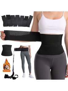 1pc Adjustable & Wrap Solid Color Waist Cincher, Body Shaper, Waist Trainer Exercise Waist Belt Suitable For Workout Home Sports And Walk - Multicolor - View 11