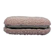 Handmade Pearl Beaded Evening Clutch Bag, Women Formal Party Purse, Rhinestone Embellished Envelope Clutch, Suitable For Cheongsam/Evening Dress - Pink - View 11
