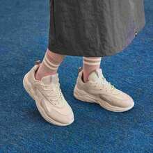 XTEP Zapatillas gruesas Xtep para mujer, con suela gruesa, ligeras, antideslizantes, versátiles y casuales, modelo 876318320050