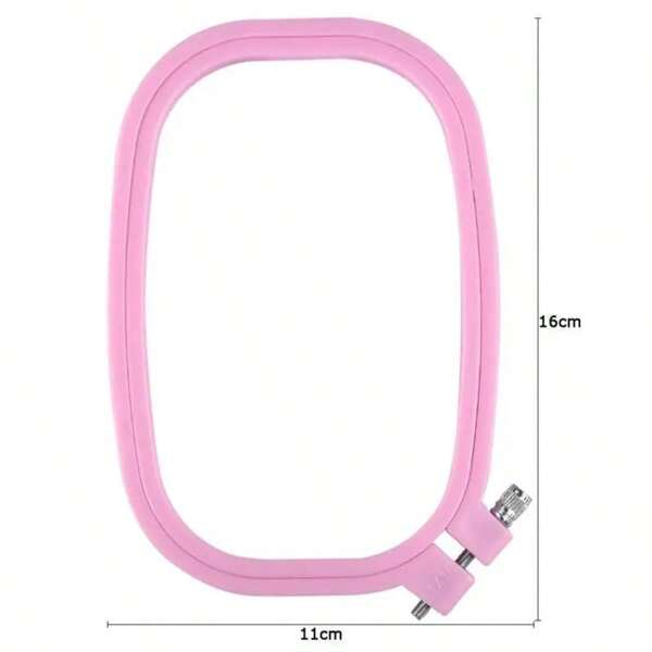 Plastic DIY Embroidery Hoops Square Shape Cross Stitch Hoops Frame Ring Household Craft  Set Sewing Accessories 5 Size
