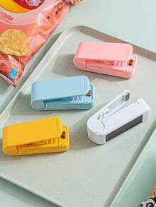 1 件迷你包装袋封口机，家用便携式封口工具婚礼派对礼品袋学校用品食品袋食品盒适用于糖果巧克力饼干等。