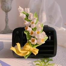 1 pieza Molde de silicona con forma de flor de lirio freesia 3D, moldes hermosos de lirios del valle para decoración DIY con resina y arcilla polimérica, jabón, velas aromáticas, cera de aromaterapia, yeso, gotas, joyería