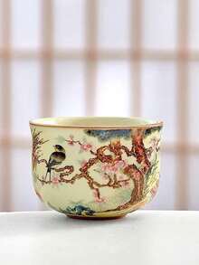 1/2/4件陶瓷茶杯，中式裂纹釉陶瓷茶杯，家用聚会茶杯，功夫茶杯，品茶杯，水杯 - 彩色 - 查看 14