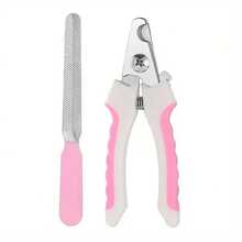 2pcs Dog & Cat Pet Nail Clippers And Trimmers - With Guard To Prevent Over-Cutting, Includes Nail File - Professional Pet Grooming Tools - Multicolor - View 16