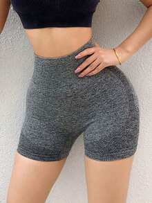 3 件装女士性感提臀内裤健身瑜伽裤高腰收腹跑步短裤束腰透气网眼 - 彩色 - 查看 5