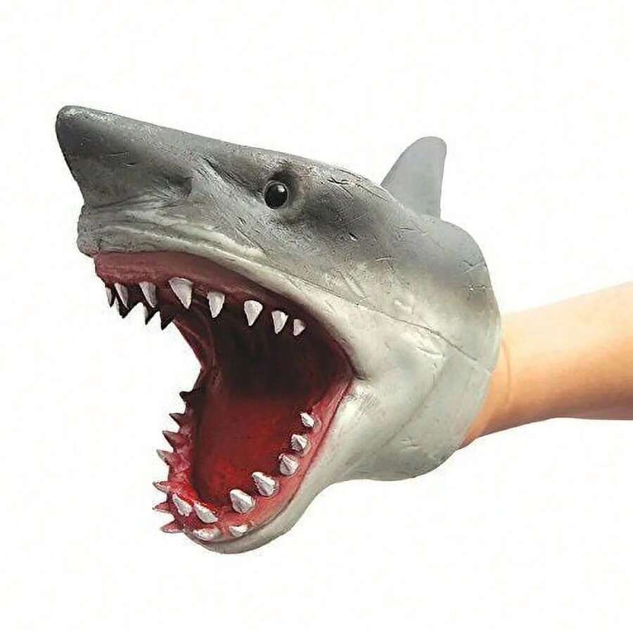 Rubber Shark Hand Puppet